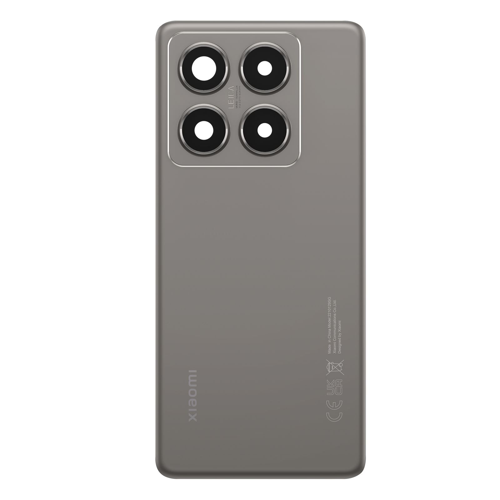 Cache Batterie + Vitre Arrière Pour Xiaomi Mi 9 Lite - Gris, Neuf