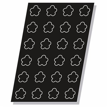 Moule à Pâtisserie Cœur De Fleur Flexipan - Pour Gâteaux, Muffins, Glaçages - Silicone Souple Et Antiadhésif - 4
