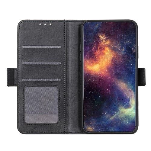 Casecentive Portefeuille magnétique - Samsung Galaxy S20 en cuir - Noir - 8720153791342