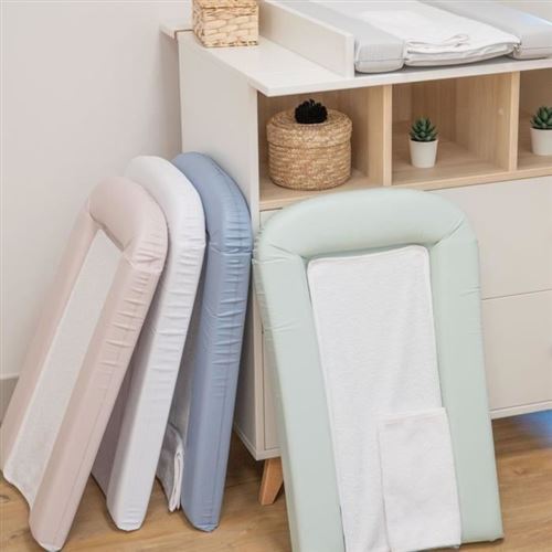 Matelas à langer PVC avec 2 éponges amovibles / Confort 42x70 cm LILAS