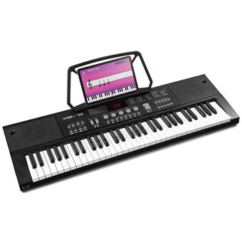 Max KB15 - Clavier Électronique 61 Touches pour Enfant avec Micro & Batterie Longue Durée - 1