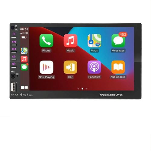 Autoradio 9 Pouces Carplay Android Bluetooth FM USB OLED Multilingue YONIS