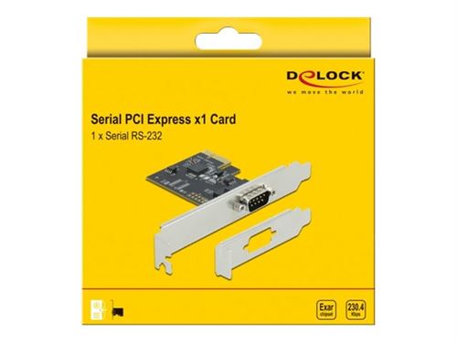 Delock Carte Pci Express X1 Vers 1 X Série Rs-232 - Image 2