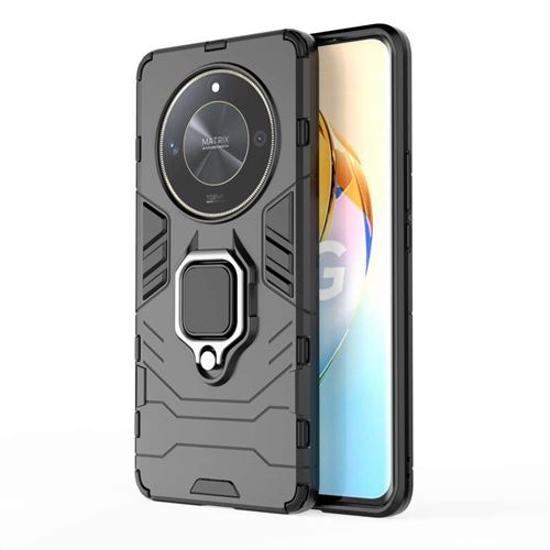 Coque pour Honor Magic 6 Lite 5G - housse etui rigide anti choc + verre trempe - NOIR - htdmobiles