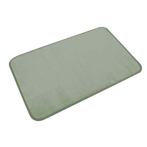 Non Communiqué Vert Tapis De Bain Uni "Vitamine" 45X75cm Sauge