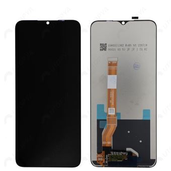 Écran Complet Pour Realme C30s - Noir - Pièce Détachée D'occasion