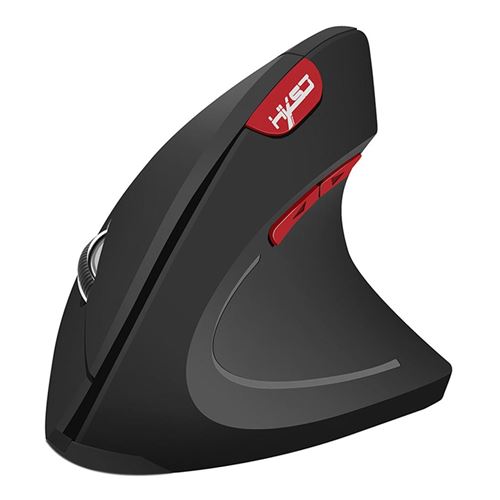 YONIS - Souris Ergonomique Sans Fil - 2400 DPI - 6 Boutons - Noir - Image 2