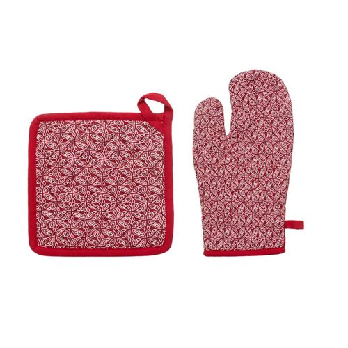 ATMOSPHERA - Gant et Manique - 32cm - Rouge - Image 2