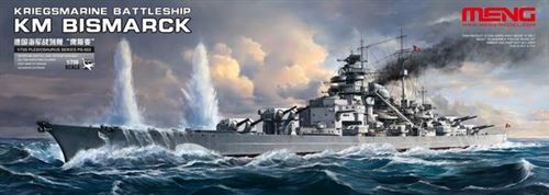 Kriegsmarine Battleship Km Bismarck - 1:700e - Meng-model
