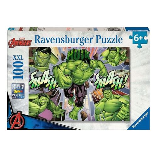 Non Communiqué Marvel - Puzzle Pour Enfants Xxl The Incredible Avenger (100 Pièces)
