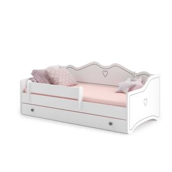 Lit enfant Emma 180x80 gris - 1
