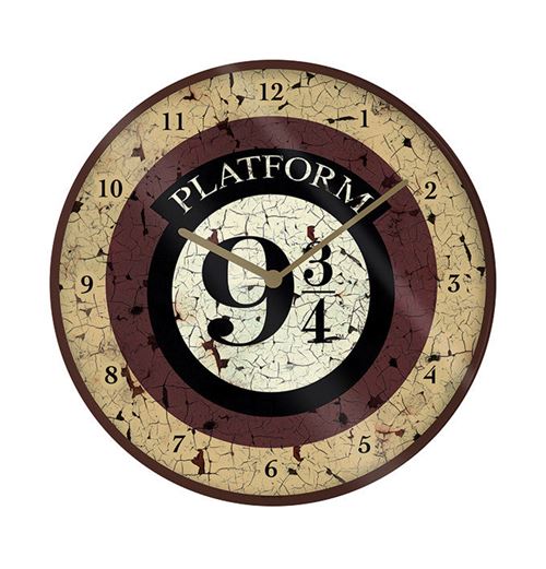 Horloge Murale Harry Potter - Quai 9 3/4