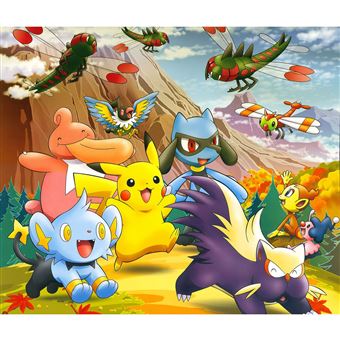 Fabulous Poster Pokemon a la montagne (36 cm x 42 cm) - Achat & prix