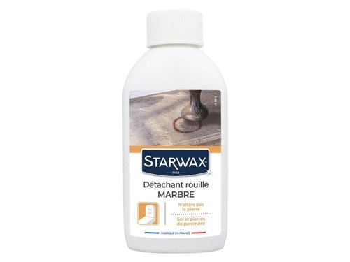Starwax Détachant rouille marbre STARWAX, incolore liquide, 250 ml