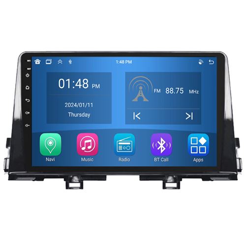 Autoradio RoverOne® Bluetooth CarPlay Android Auto Navigation 4Go RAM 64Go ROM pour Kia Morning 3 picanto 2017-2020