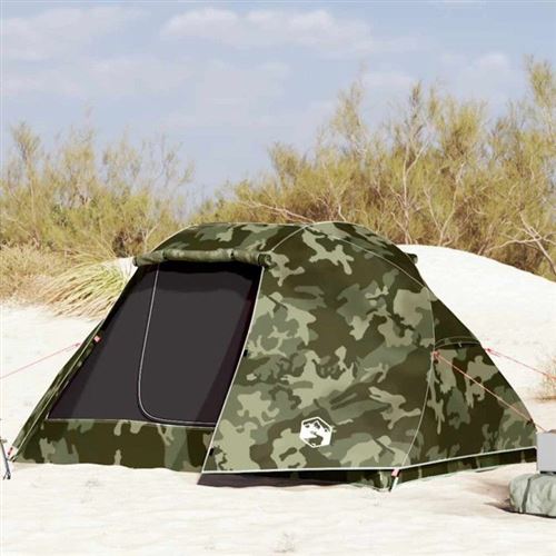 vidaXL Tente de pêche 5 personnes camouflage imperméable4100660