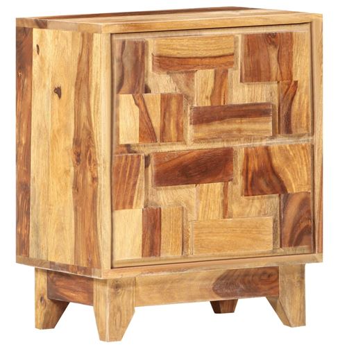 vidaXL Table de chevet 40 x 30 x 50 cm Bois massif