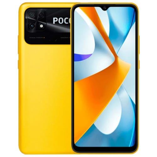 Xiaomi POCO C40 - 4G smartphone - double SIM - RAM 3 Go / Mémoire interne 32 Go - microSD slot - 6.71 - 1650 x 720 pixels - 2x caméras arrière 13 MP, 2 MP - front camera 5 MP - jaune poco