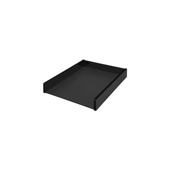 Corbeille à Courrier WEDO Office 065801 - 3 Compartiments - Format Jusqu'à C4 - Noir