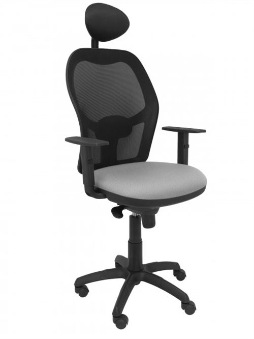 Fauteuil Jorquera Noir Mesh Fixe Bali Siège Bali Gris 15SnBali40C