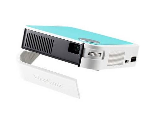 ViewSonic M1 Mini Plus - Projecteur DLP - RGB LED - 3D - 120 lumens - WVGA (854 x 480) - 16:9 - Wi-Fi / Bluetooth