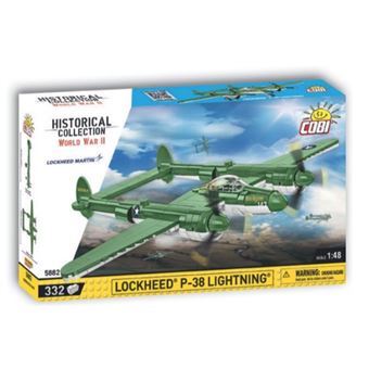 Maquette COBI 5882 – Lockheed P-38 Lightning – Avion Militaire – Blocs