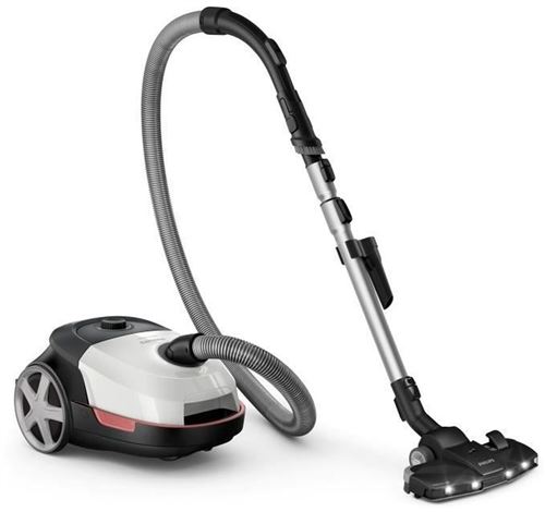 Non Communiqué Blanc Polaire Aspirateur Traîneau Philips Xd6122/12 Hepa Triactive+ Led 4 L