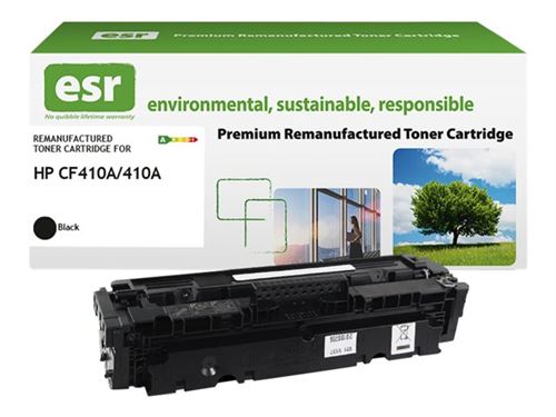 ESR - Zwart - compatibel - karton - gereviseerd - tonercartridge (alternatief voor: HP CF410A) - voor HP Color LaserJet Pro M452, MFP M377, MFP M477