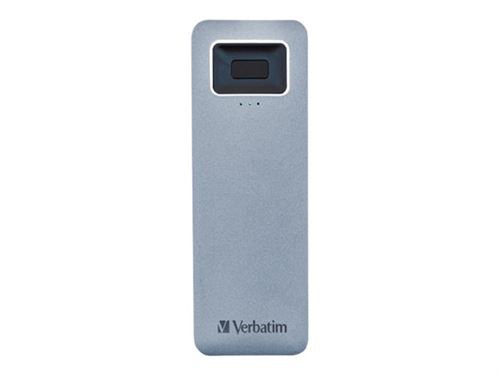 Verbatim Executive Fingerprint Secure - SSD - gecodeerd - 1 TB - extern (draagbaar) - USB 3.2 Gen 1 (USB-C aansluiting) - 256-bits AES