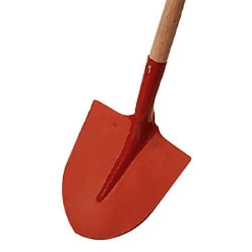  Pelle de jardin ESSENTIEL ronde &agrave; col de cygne 27cm manche bois pomme brut ponc&eacute; 1000mm - - 985112