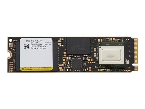 HP - SSD - 2 To - interne - M.2 - PCIe (NVMe) - pour ZBook Power G9; ZBook Firefly 14 G10, 14 G9, 16 G10; ZBook Fury 16 G9