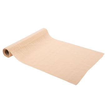 Chemin De Table Baby Shower Intissé - 28 Cm X 3 M, Motif « Baby » Doré, Choix Bleu Ou Rose, Non Effilochable