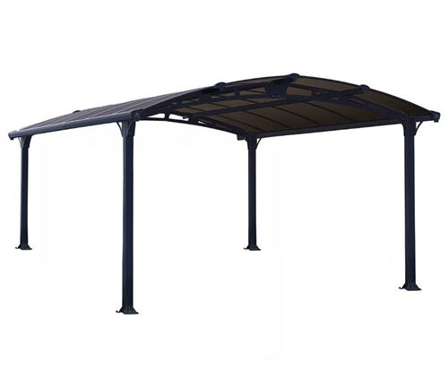 Gazebo de jardin 502x359cm gris anthracite Palram 705534
