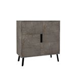 Armoire multifonction en bois "Darien" - 76.5 x 35 x 79.5 cm - Marbre