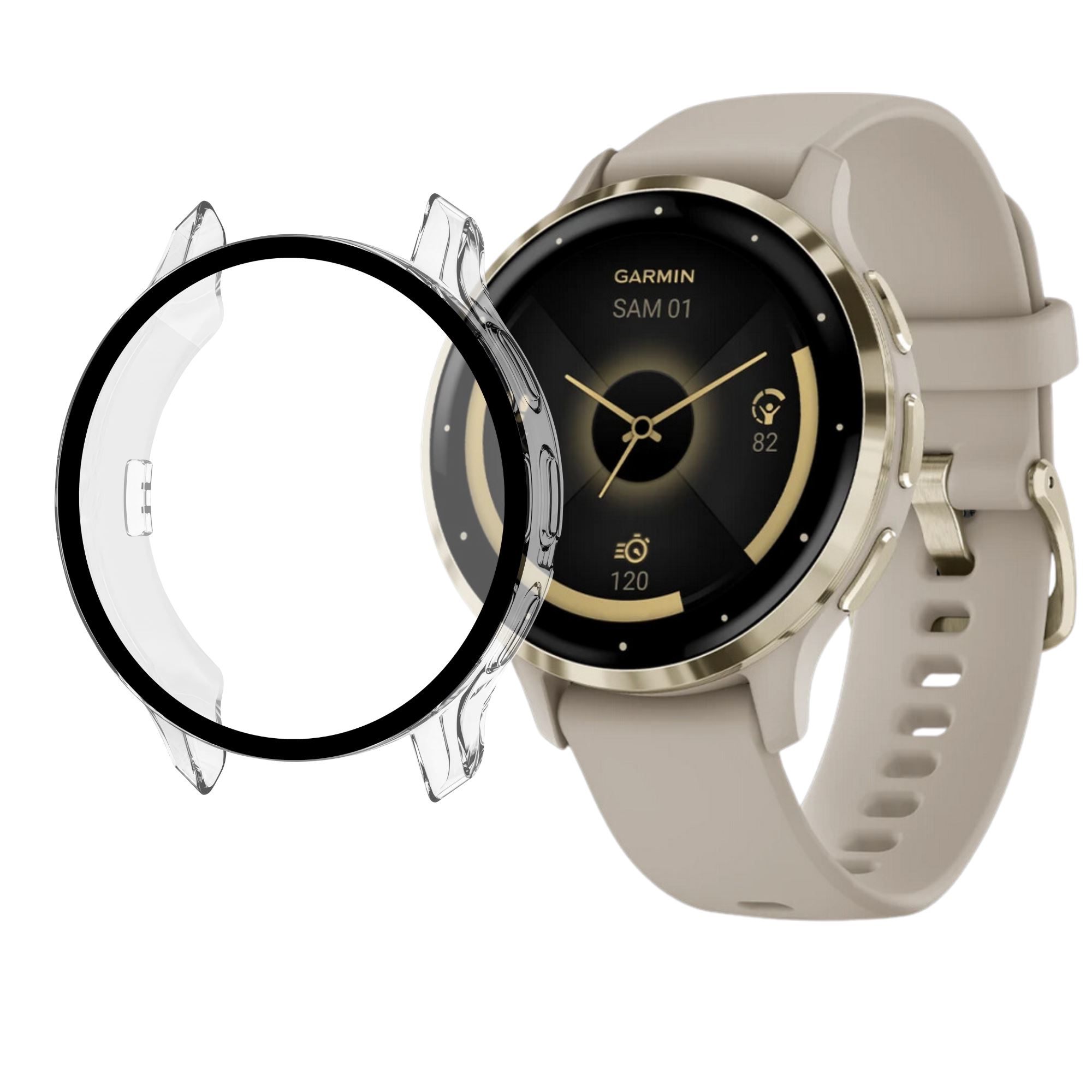 Coque + Verre Trempé Pour Garmin Venu 4 41mm - Protection Complète