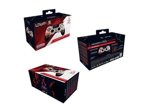 Manette Lexip x Ubisoft Sans fil Noir Assassin - Rakuten Manette Lexip x Ubisoft Sans fil Noir Assassin - Rakuten