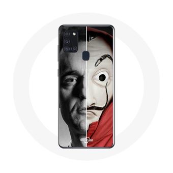 Etui voor Samsung Galaxy A21S La casa de papel Berlijn Split Masker Maniacase - 1