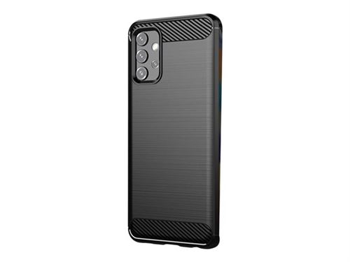 DLH - Coque de protection pour téléphone portable - silicone - noir - pour Samsung Galaxy A32