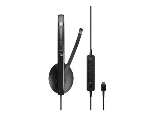 Non Communiqué Noir Epos Adapt 160T Usb-C Ii - Adapt 100 Series - Micro-Casque - Sur-Oreille - Filaire - Usb-C - Certifié Pour Microsoft Teams, Optimisé Pour La Cu