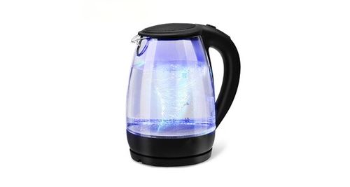 Bouilloire électrique automatique en verre 2l 2000w noir