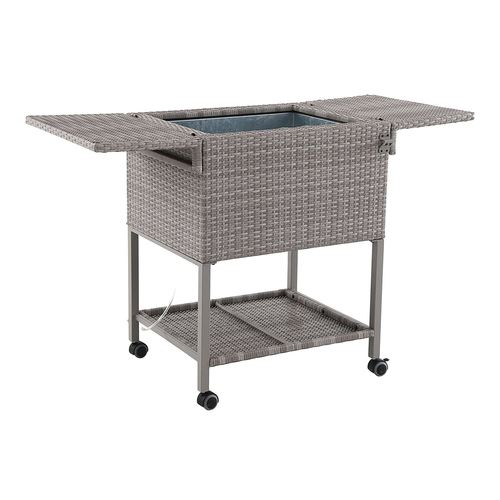 AXI Evier exterieur Country Cooler Wicker Marron
