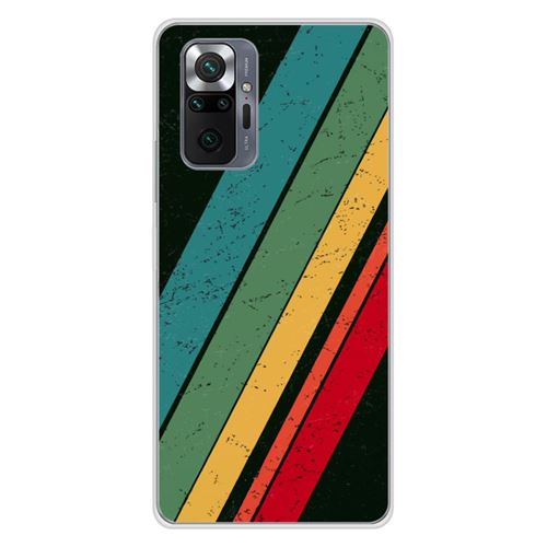 Coque en silicone imprimée compatible Xiaomi Redmi Note 10 Pro Grunge