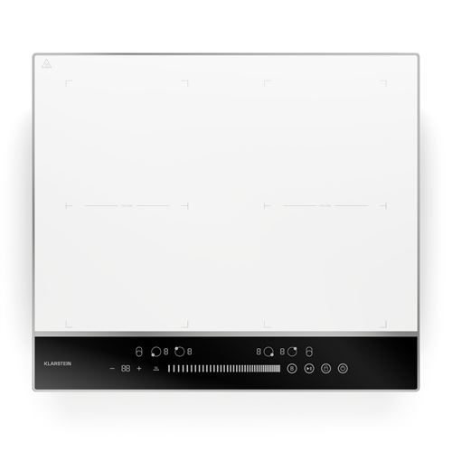 DualTone Flex Induktionskochfeld   Flex Zonen   LED Display   Slider Control   7200 W Weiß
