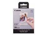 Canon SELPHY XC-20L - Couleur (cyan, magenta, jaune) - original - kit cassette à ruban d'impression + papier