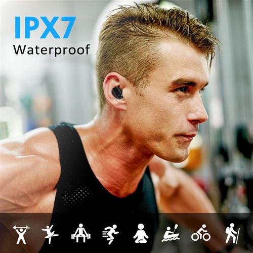 Noir Mini Écouteurs Bluetooth Sans Fil Taille De Poche Autonomie Super