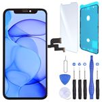 Ecran LCD Remplacement pour IPHONE X/10 + Joint Ecran, Verre Trempé et Outils