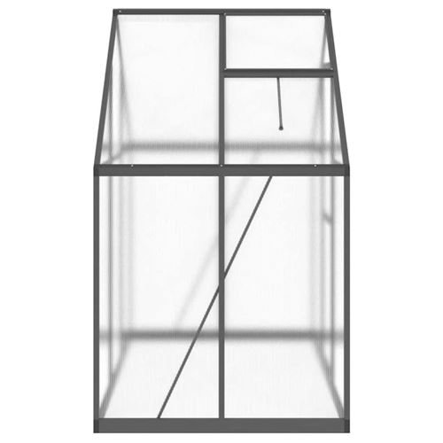 Serre Avec Cadre De Base Argent 169x114x195 Cm Aluminium VidaXL | Leroy