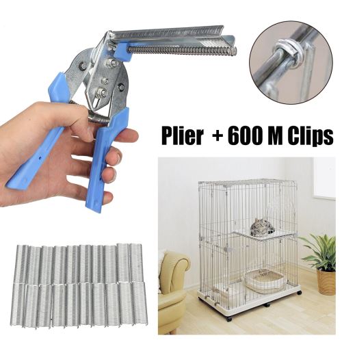 de fil de cage d'oiseau de pinces de cage de porc d'animal de compagnie de volaille pratique
