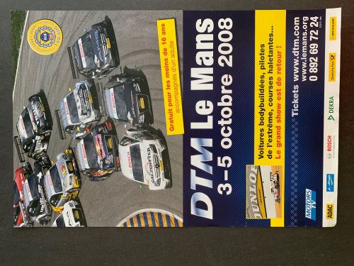 24H du Mans - DTM Le Mans - AFFICHE