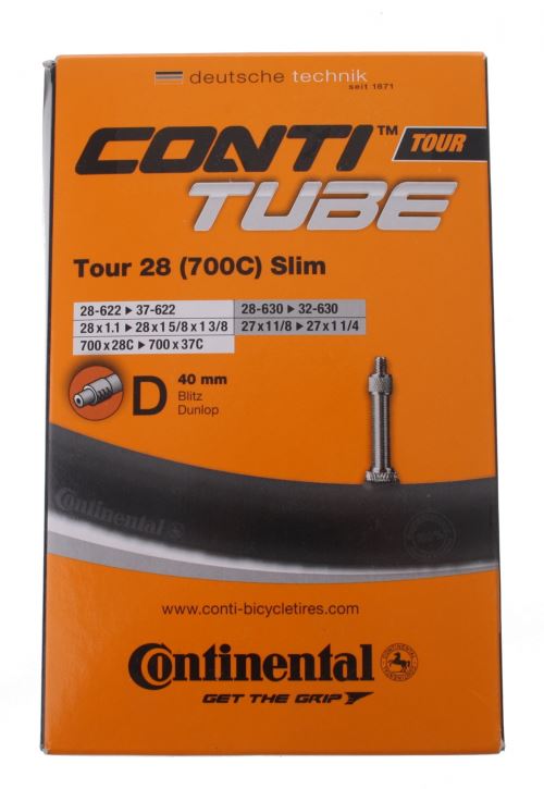 Continental tube intérieur Tour 28 pouces (28/37-622/642) DV 40 mm